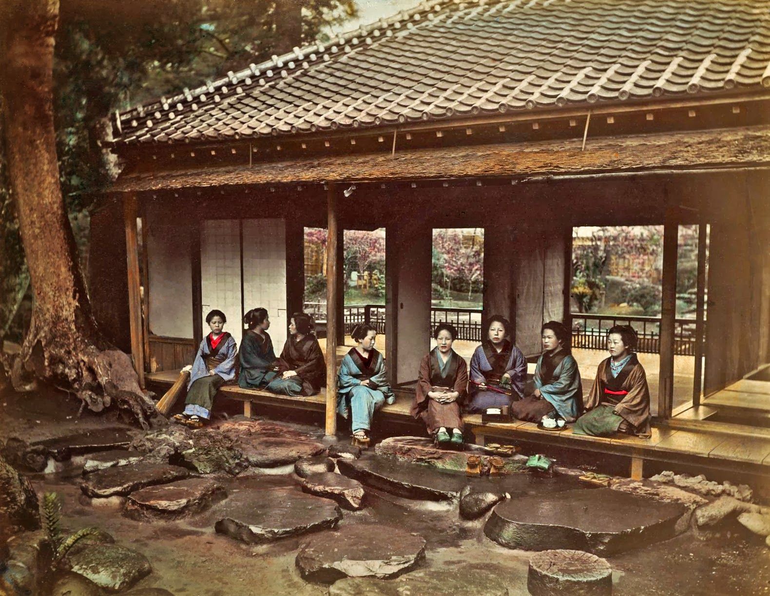 Гейши в чайном домике